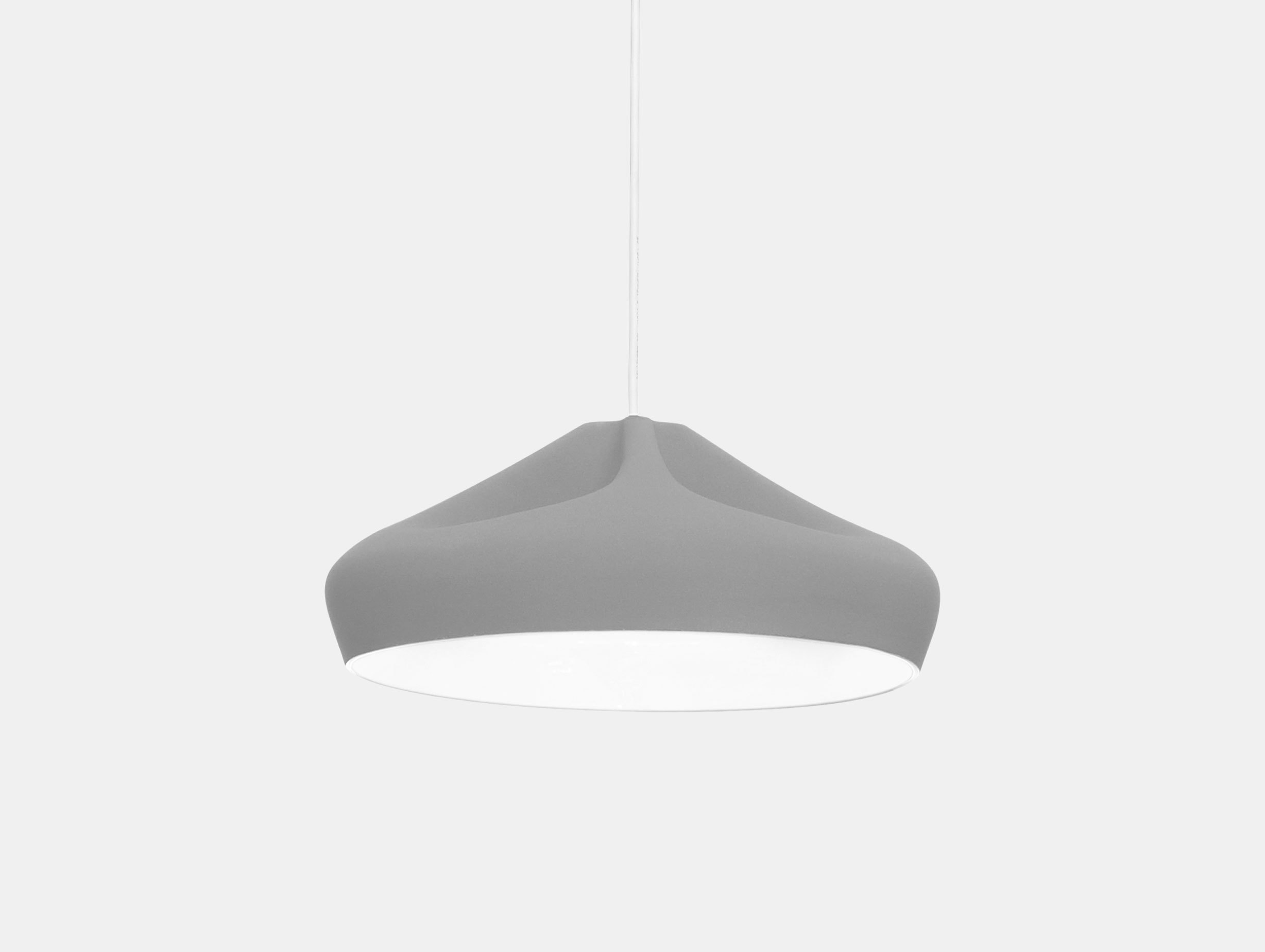 Marset Pleat Box 36 Led Pendant Light Grey White Xavier Manosa Mashallah