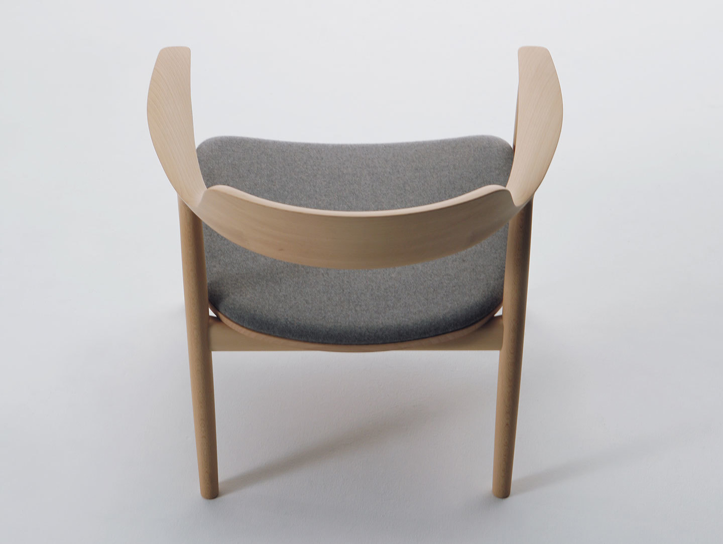 Maruni Hiroshima Lounge Chair Beech Back Naoto Fukasawa