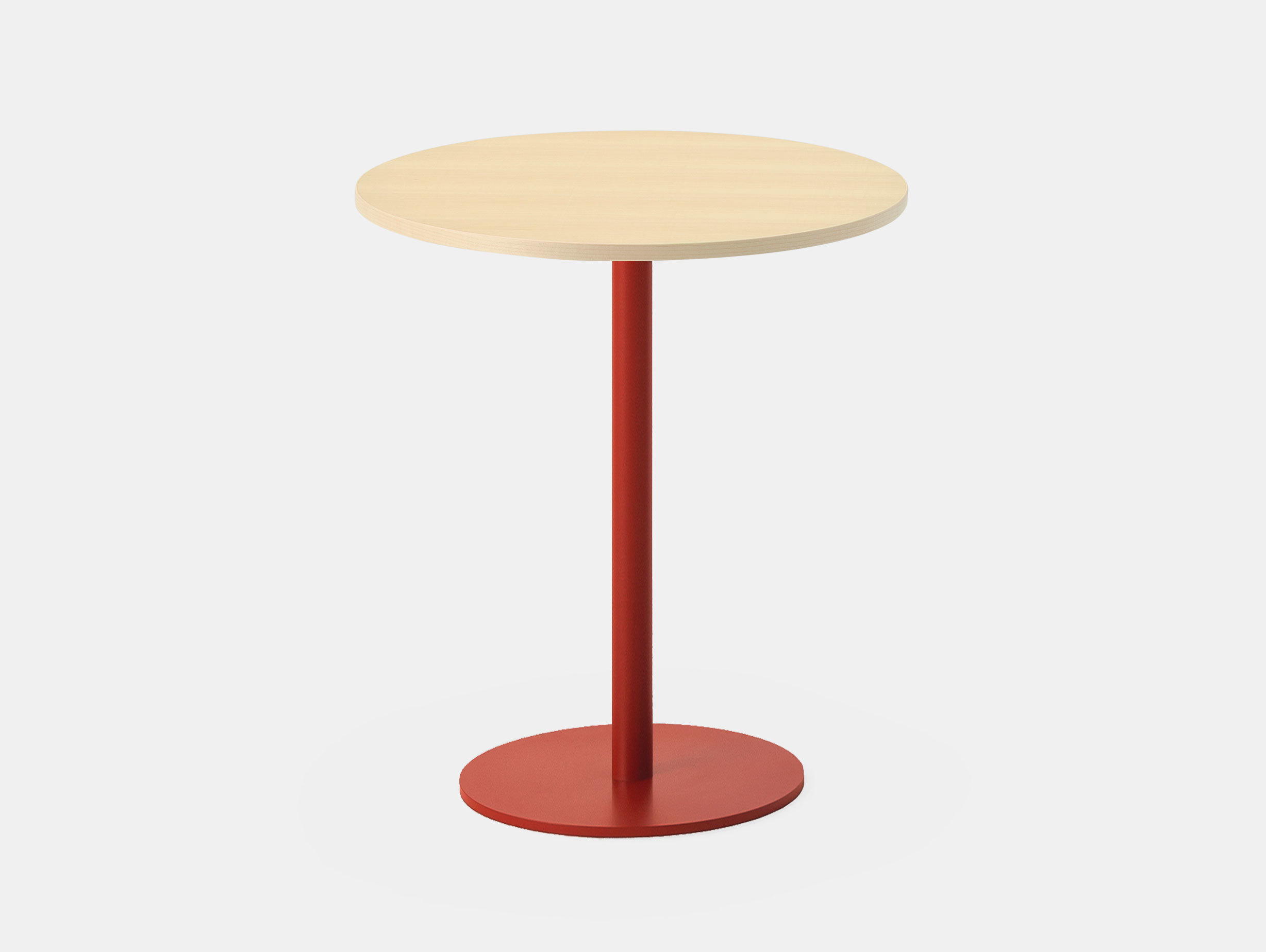 Maruni T O Round Table Maple Red Jasper Morrison