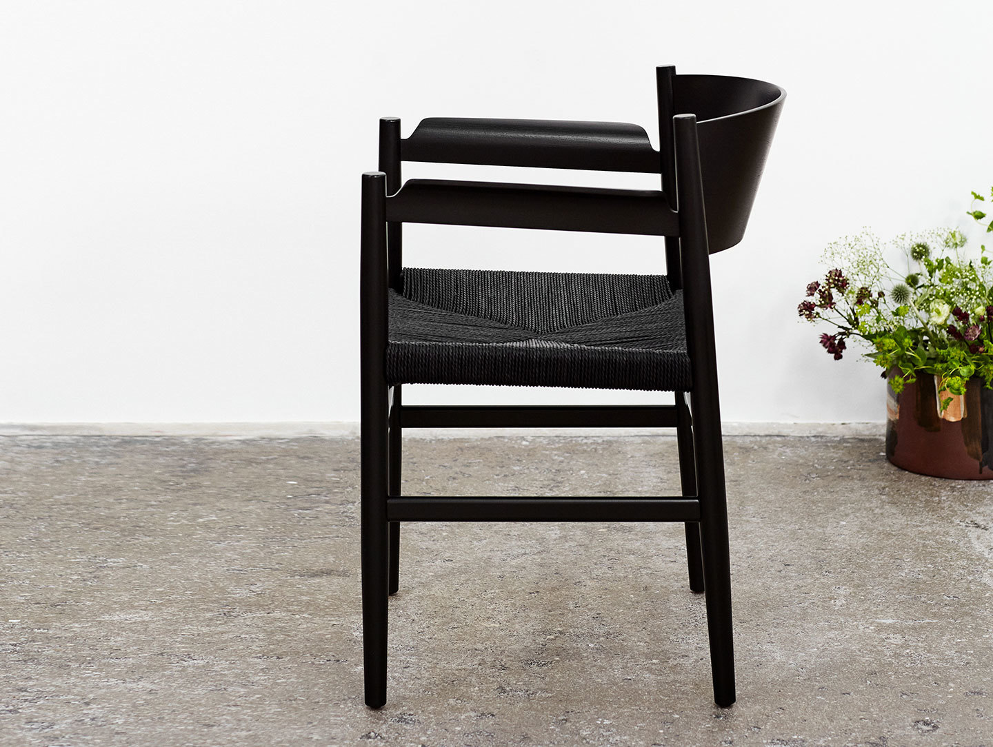 Mater Nestor Chair Black Beech Papercord 2 Tom Stepp