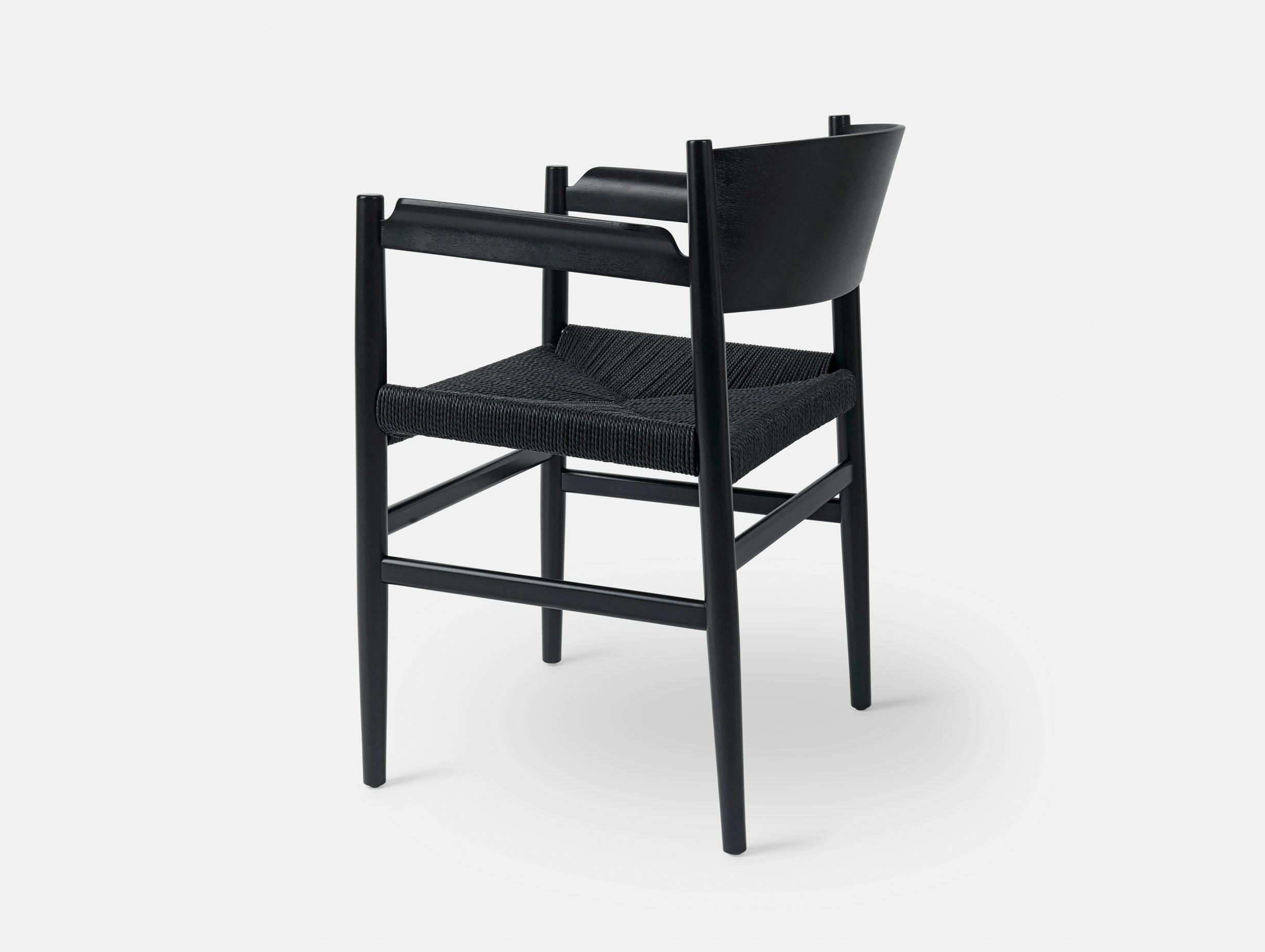 Mater Nestor Chair Black Beech Papercord Tom Stepp