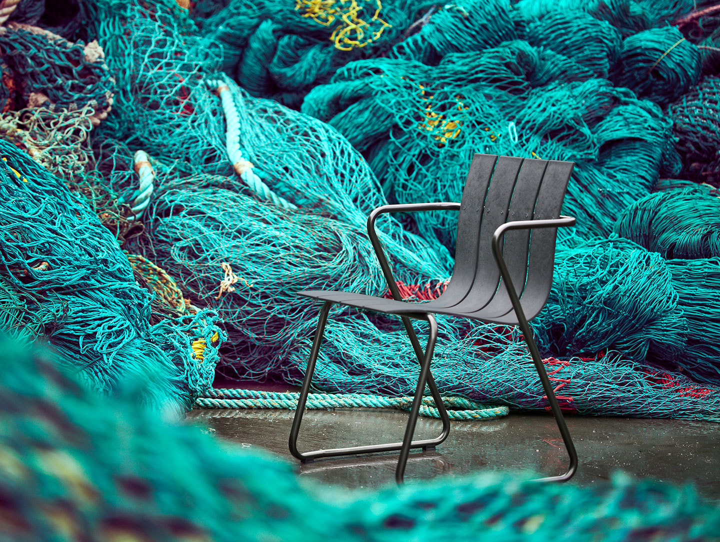 Mater Ocean Outdoor Chair Nets Nanna Ditzel