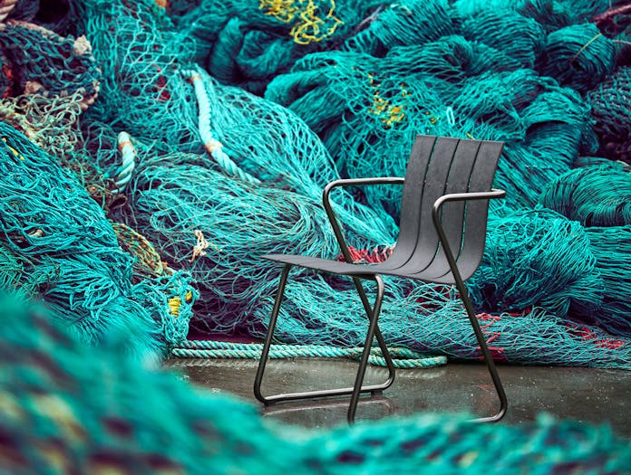 Mater Ocean Outdoor Chair Nets Nanna Ditzel