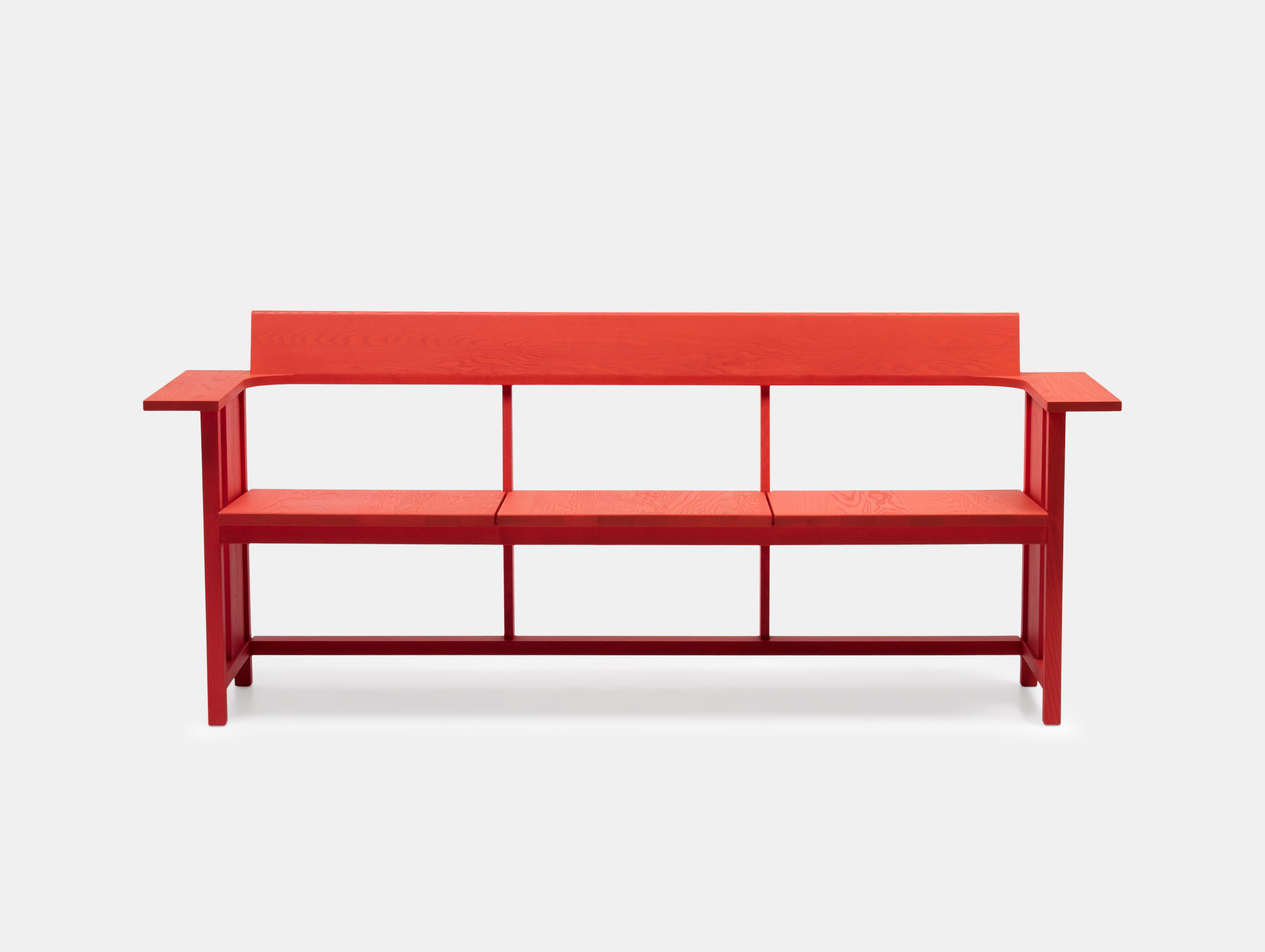 Mattiazzi Clerici Bench Red Ash Konstantin Grcic