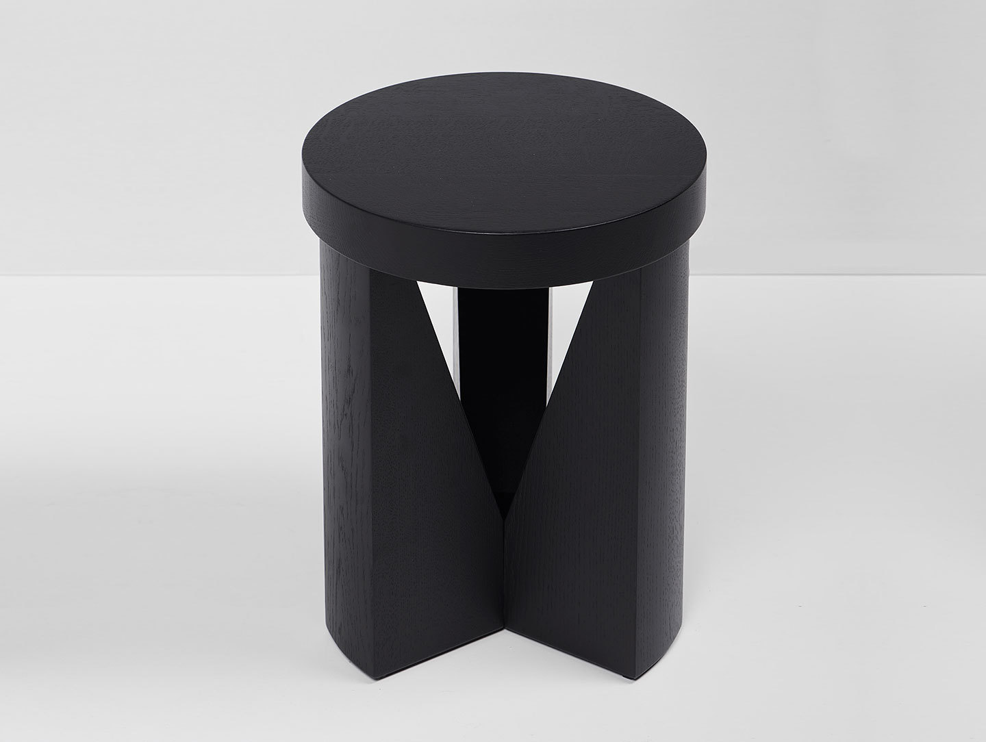 Mattiazzi Cugino Stool Table Oak Black Konstantin Grcic