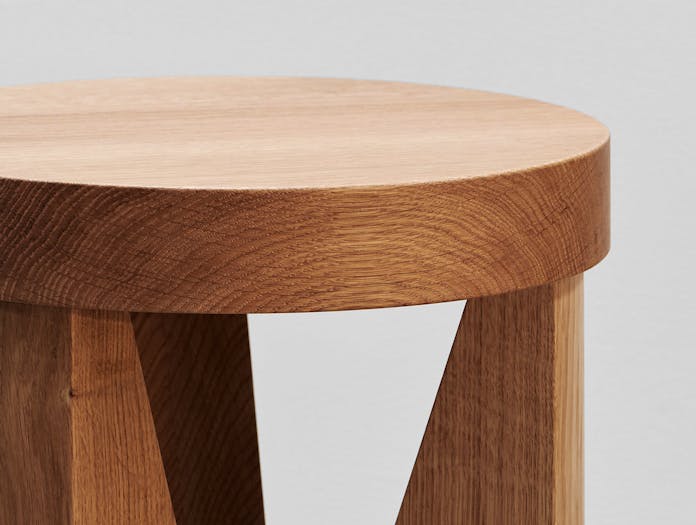 Mattiazzi Cugino Stool Table Oak Detail Konstantin Grcic