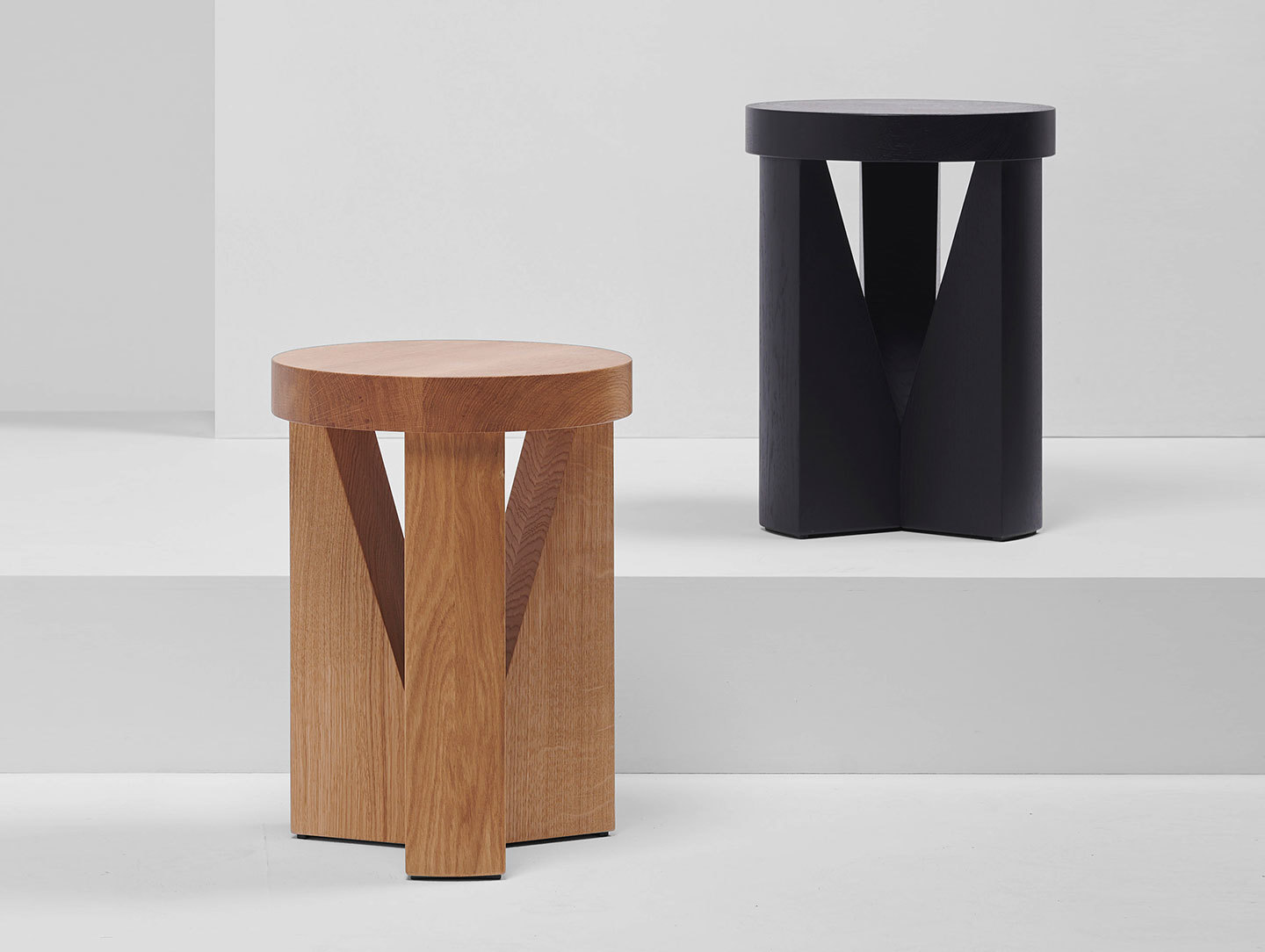 Mattiazzi Cugino Stool Table Pair Konstantin Grcic