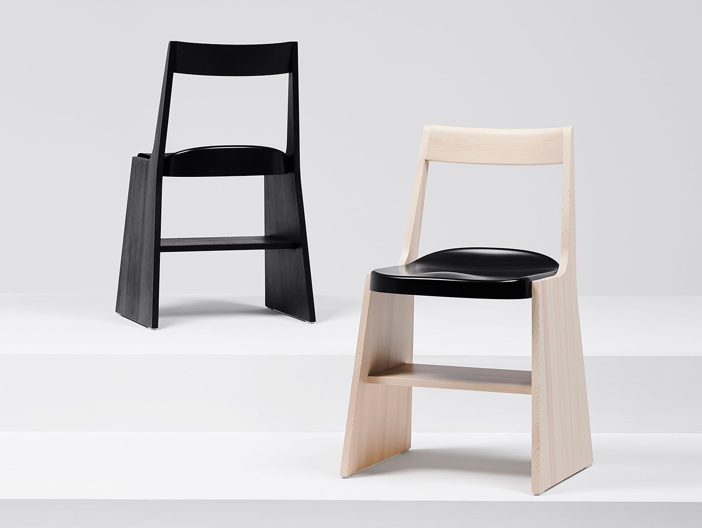 Mattiazzi Fronda Chair Pine Black Sam Hecht Kim Colin