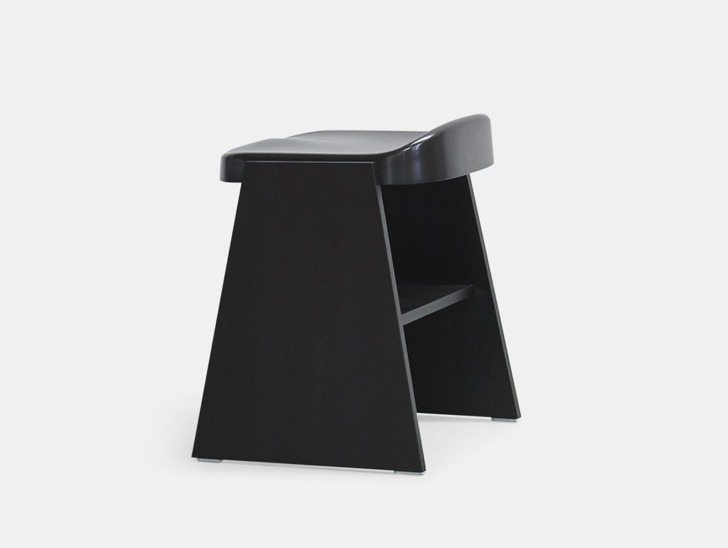 Mattiazzi Fronda Stool Black Sam Hecht Kim Colin