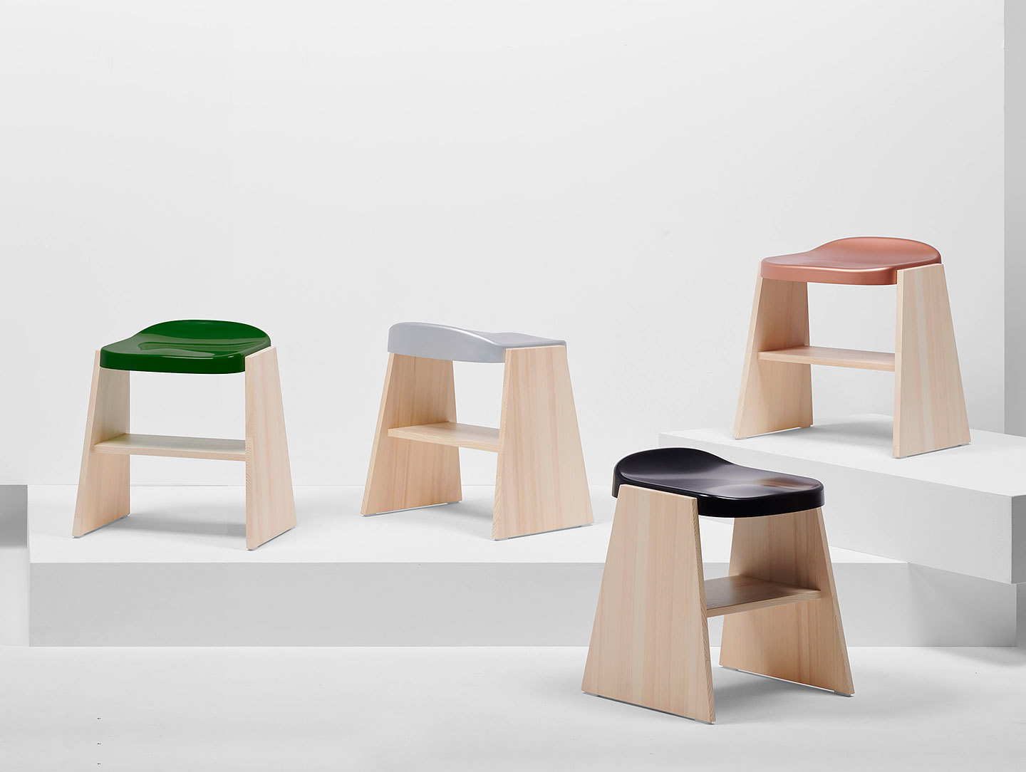 Mattiazzi Fronda Stool Group Sam Hecht Kim Colin