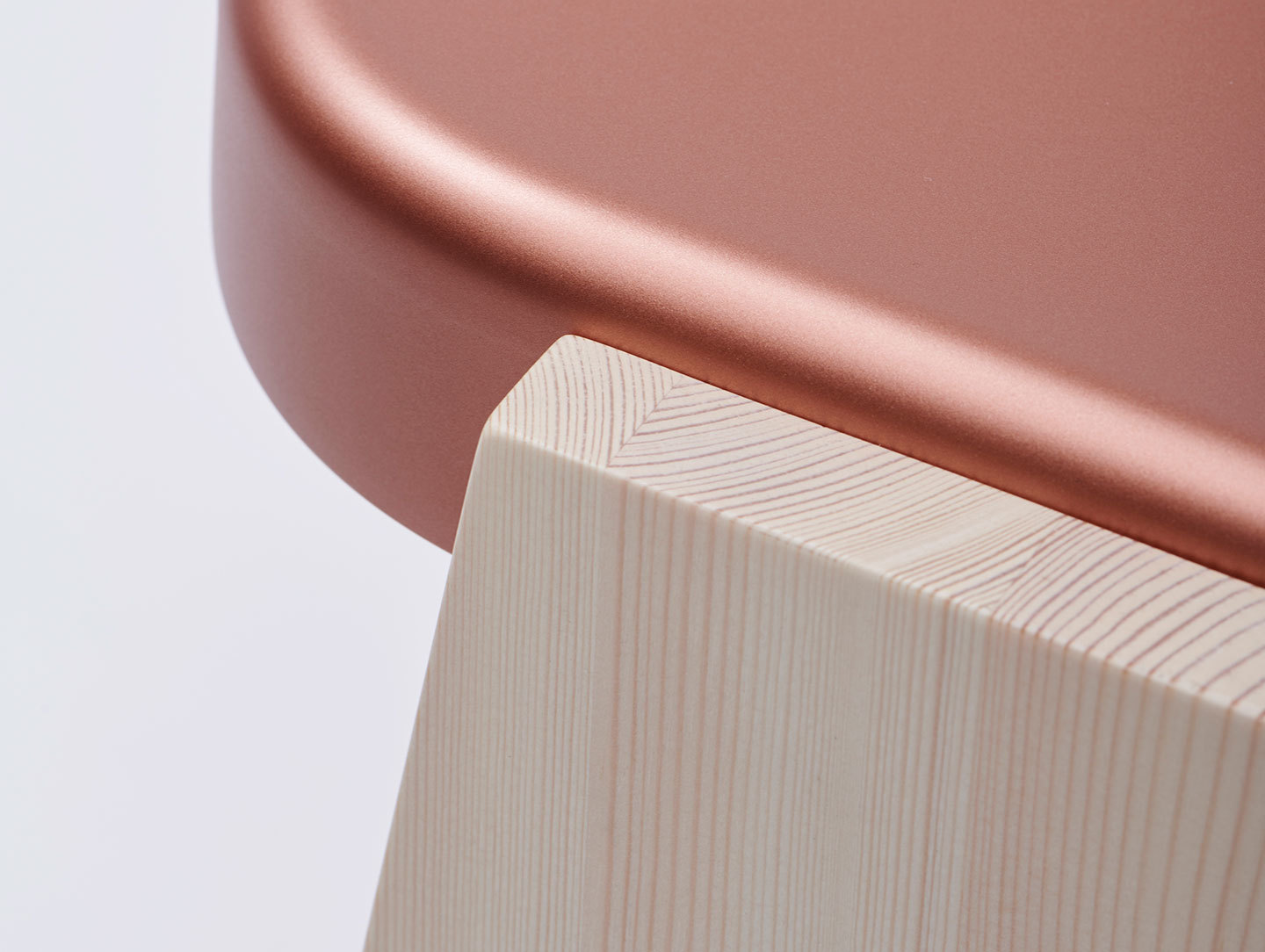 Mattiazzi Fronda Detail Pine Copper Seat Sam Hecht Kim Colin