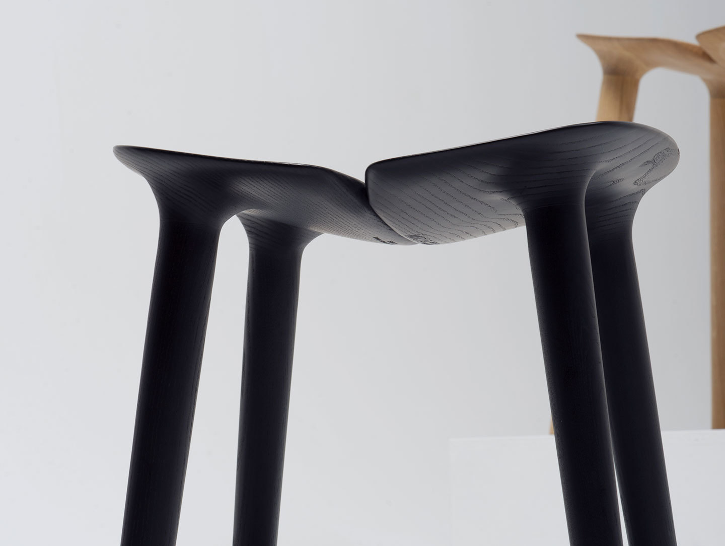 Mattiazzi Osso Counter Stool Black Detail Ronan Erwan Bouroullec