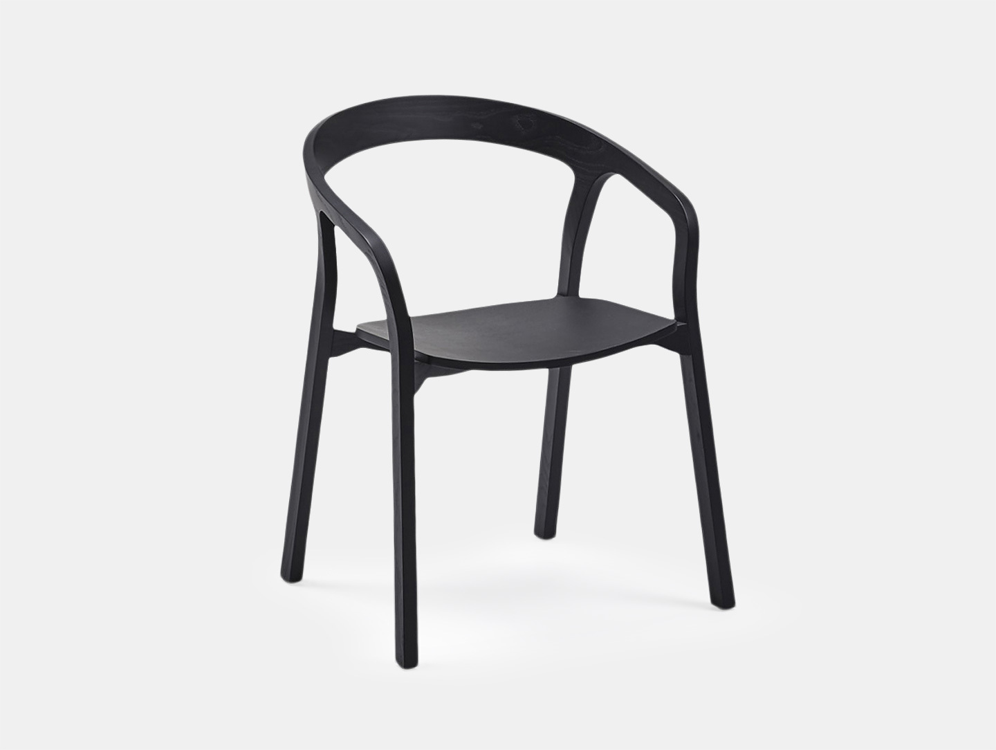 Mattiazzi She Said Chair Black Ash Studio Nitzan Cohen