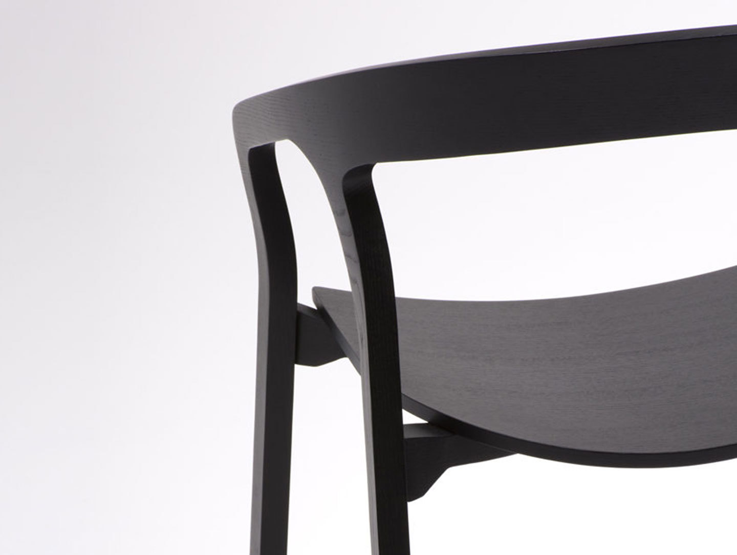 Mattiazzi She Said Chair Black Ash Detail Studio Nitzan Cohen