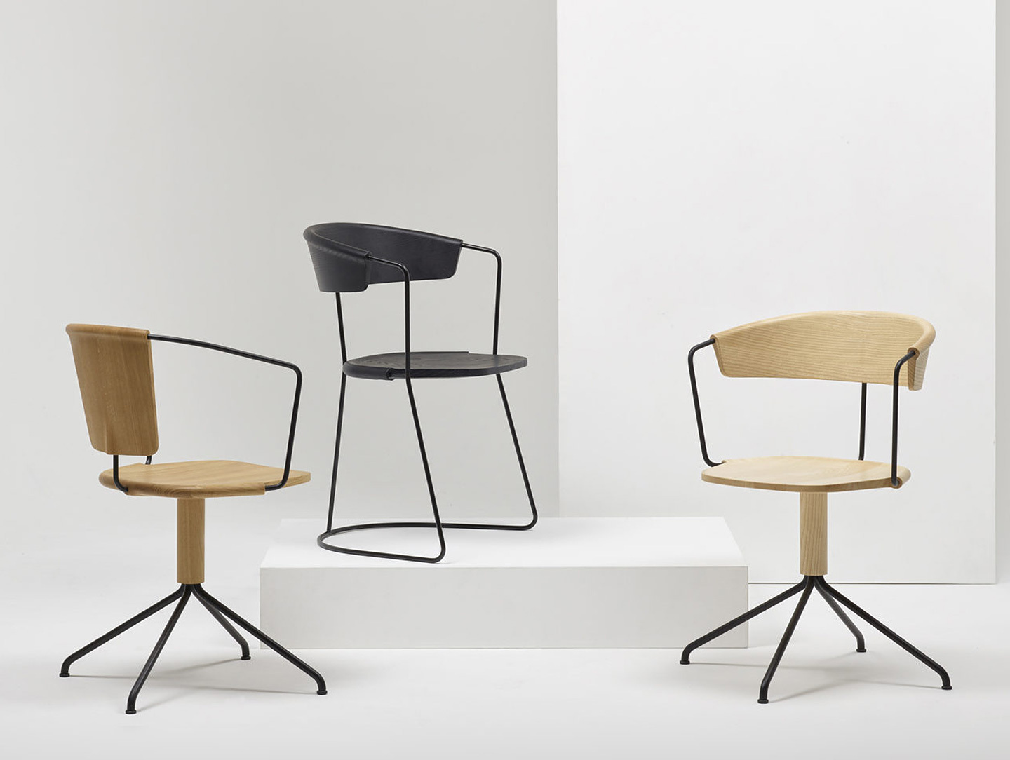 Mattiazzi Uncino C Chair Black Ab Ronan Erwan Bouroullec
