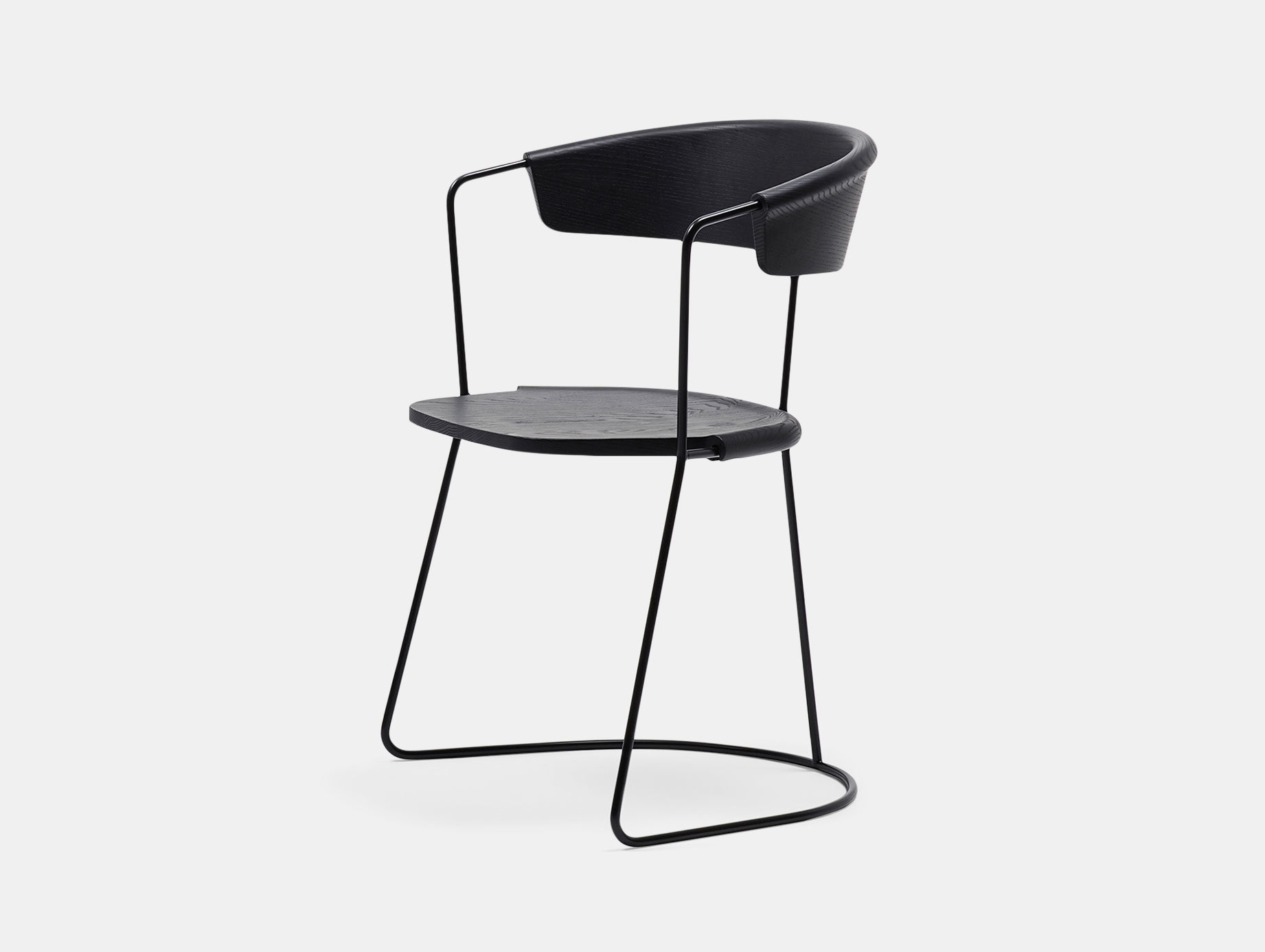 Mattiazzi Uncino C Chair Black Ronan Erwan Bouroullec