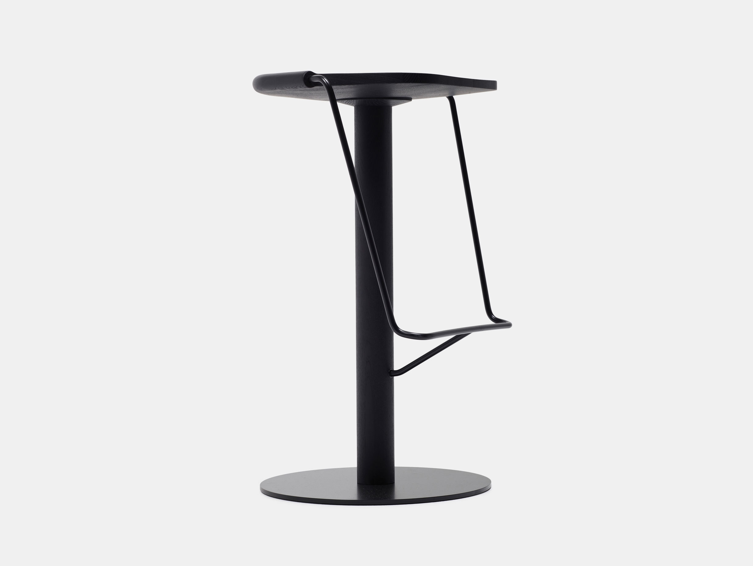 Mattiazzi Uncino Stool Black Ash Ronan Erwan Bouroullec