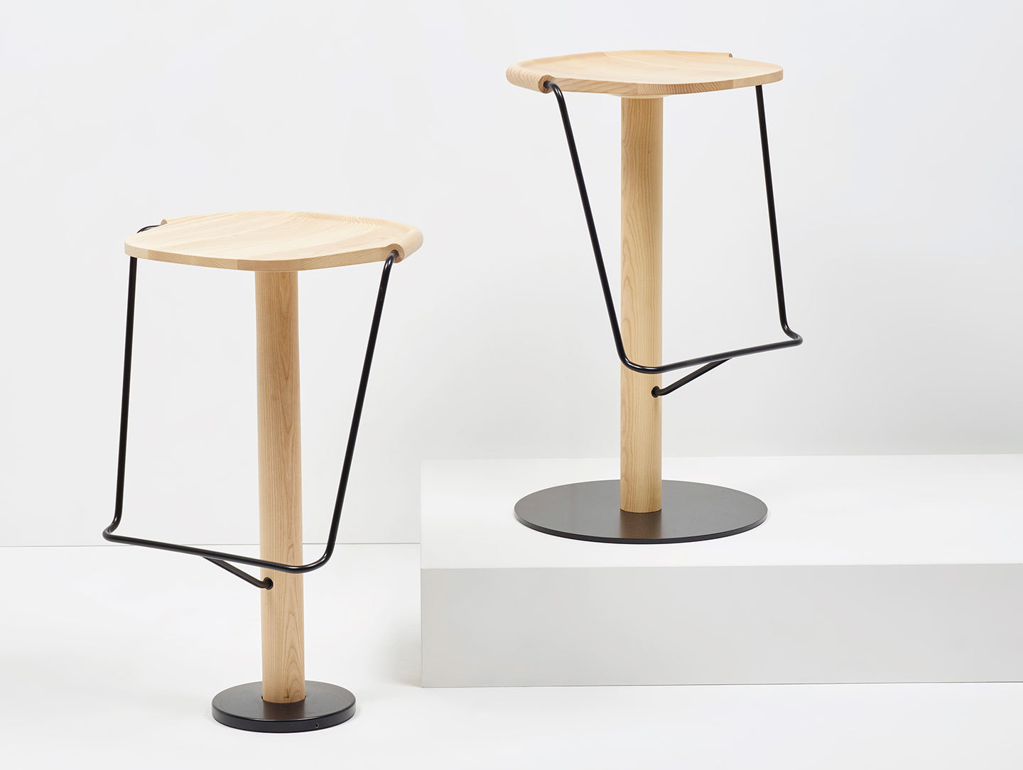 Mattiazzi Uncino Stools Ash Ronan Erwan Bouroullec