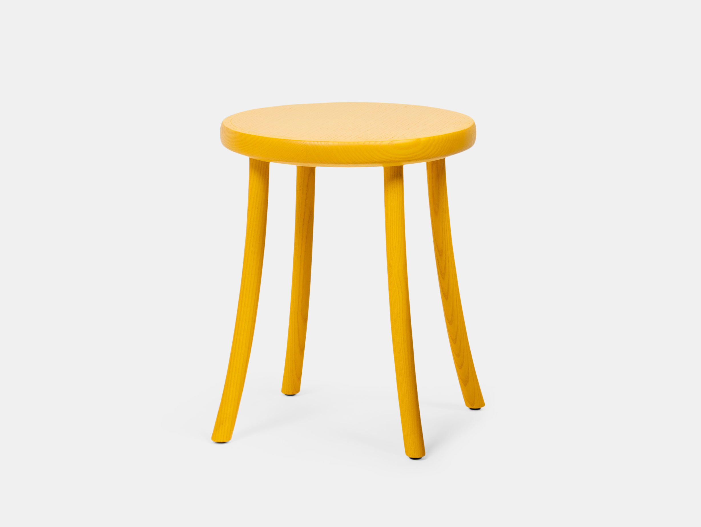 Mattiazzi Zampa Low Stool Yellow 2 Jasper Morrison