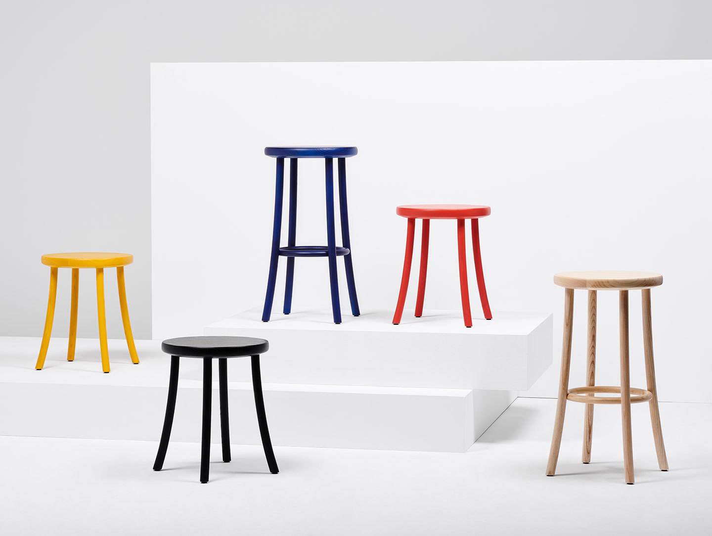 Mattiazzi Zampa Stool Family Jasper Morrison