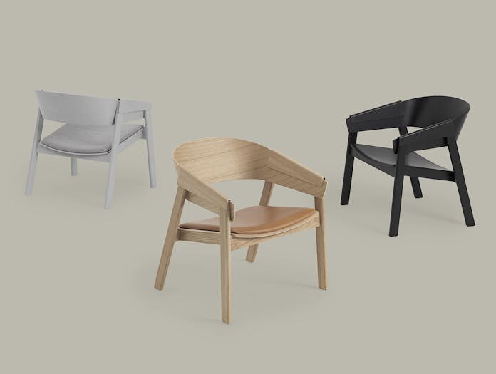 Muuto Cover Lounge Chairs Upholstered Thomas Bentzen