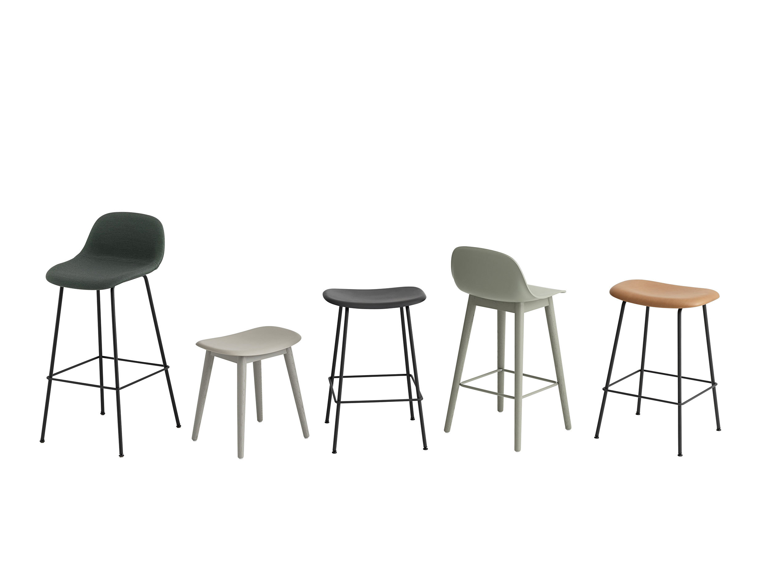 Muuto Fiber Barstool Family
