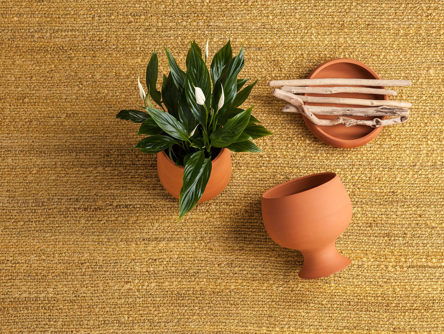 Nanimarquina Herb Rug Yellow Detail