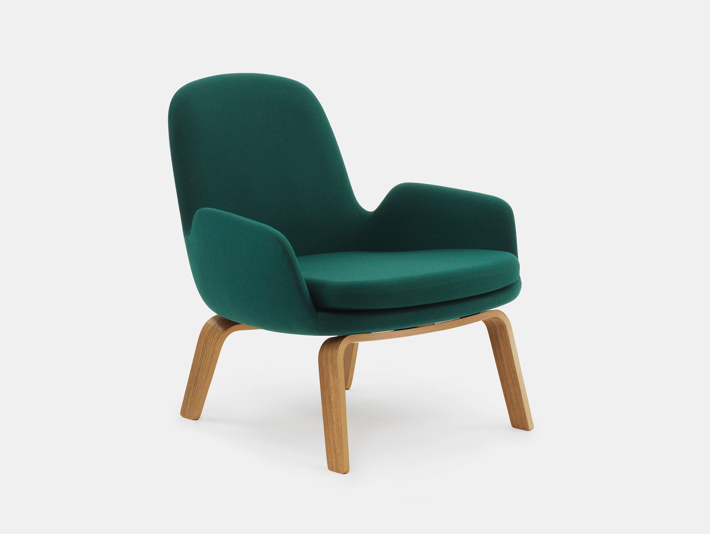 Normann Copenhagen Era Low Lounge Chair Oak Base Simon Legald