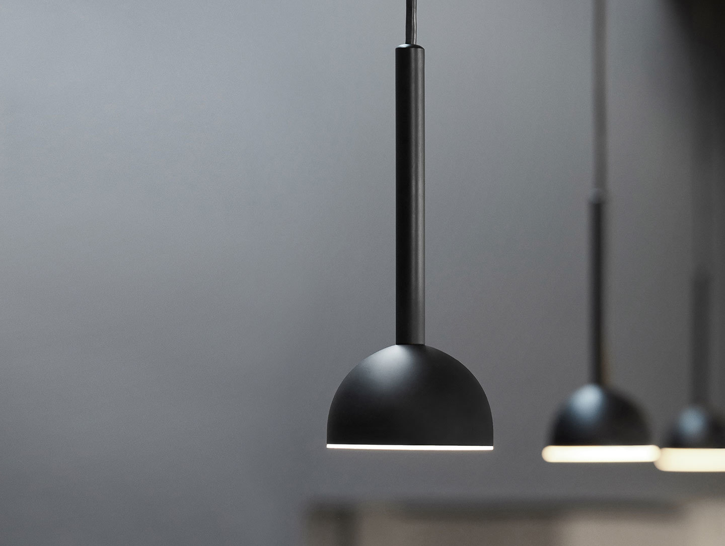 Northern Blush Pendant Light Black 2 Morten Jonas