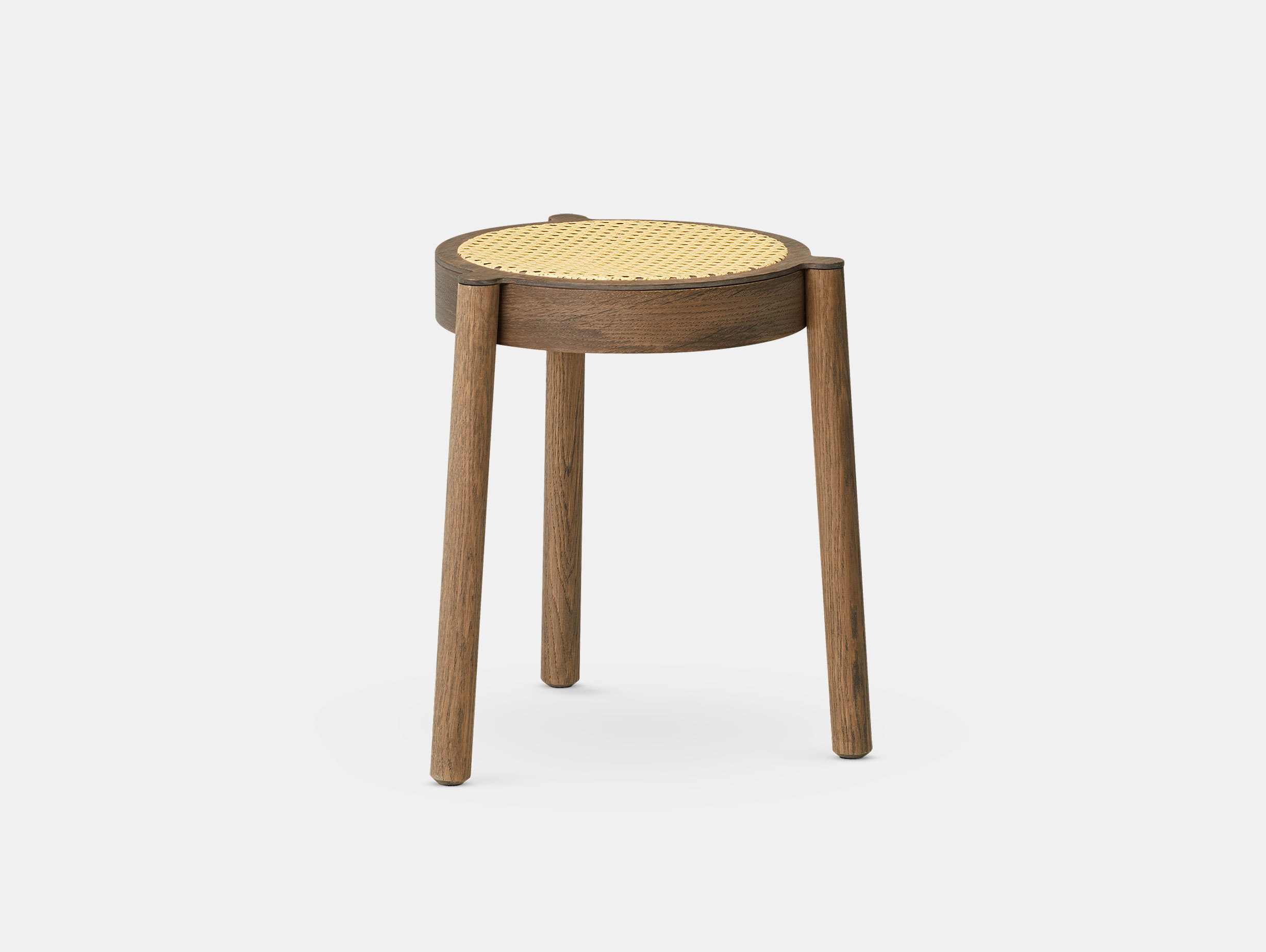 Northern Pal Stool Smoked Oak Cane Sami Kallio