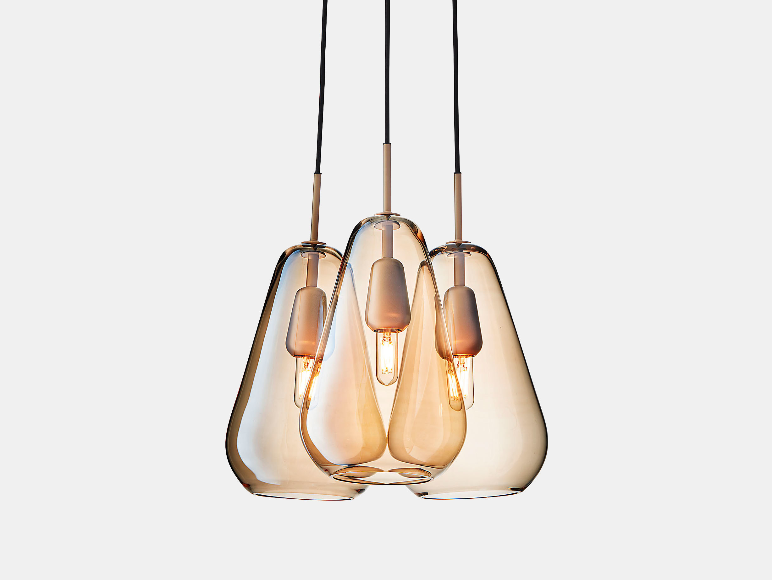 Nuura Anoli 3 Pendant Light Gold Sofie Refer