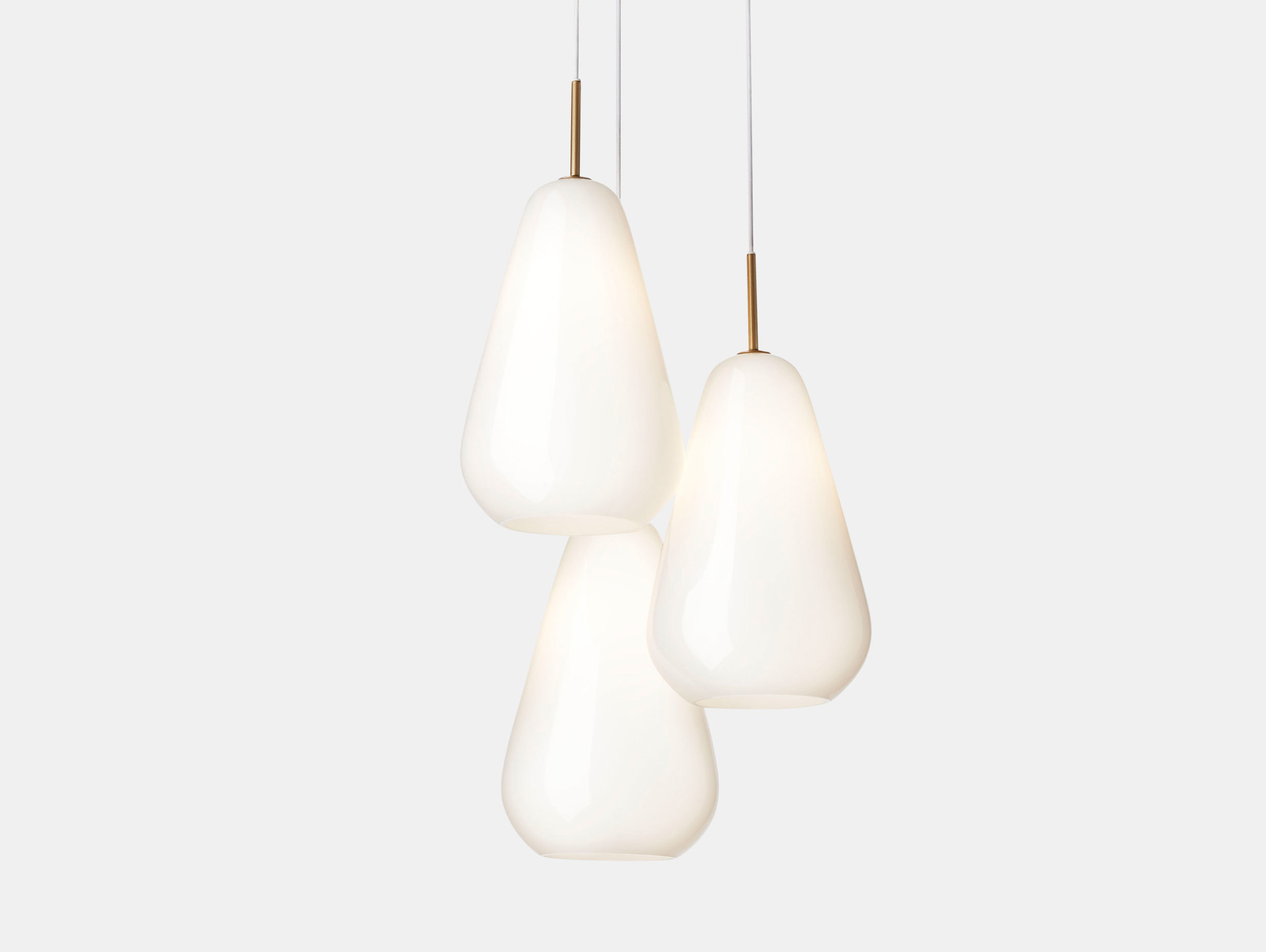 Nuura Anoli 3 Pendant Light Opal Glass Sofie Refer