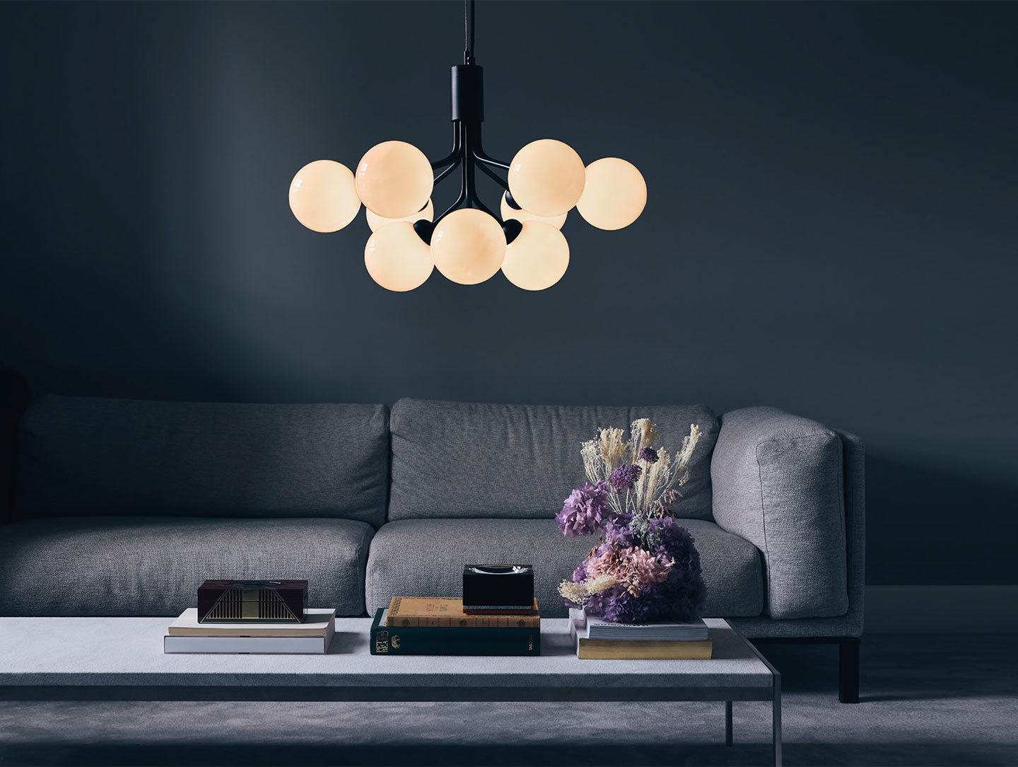 Nuura Apiales Chandelier 9 Black 2 Sofie Refer