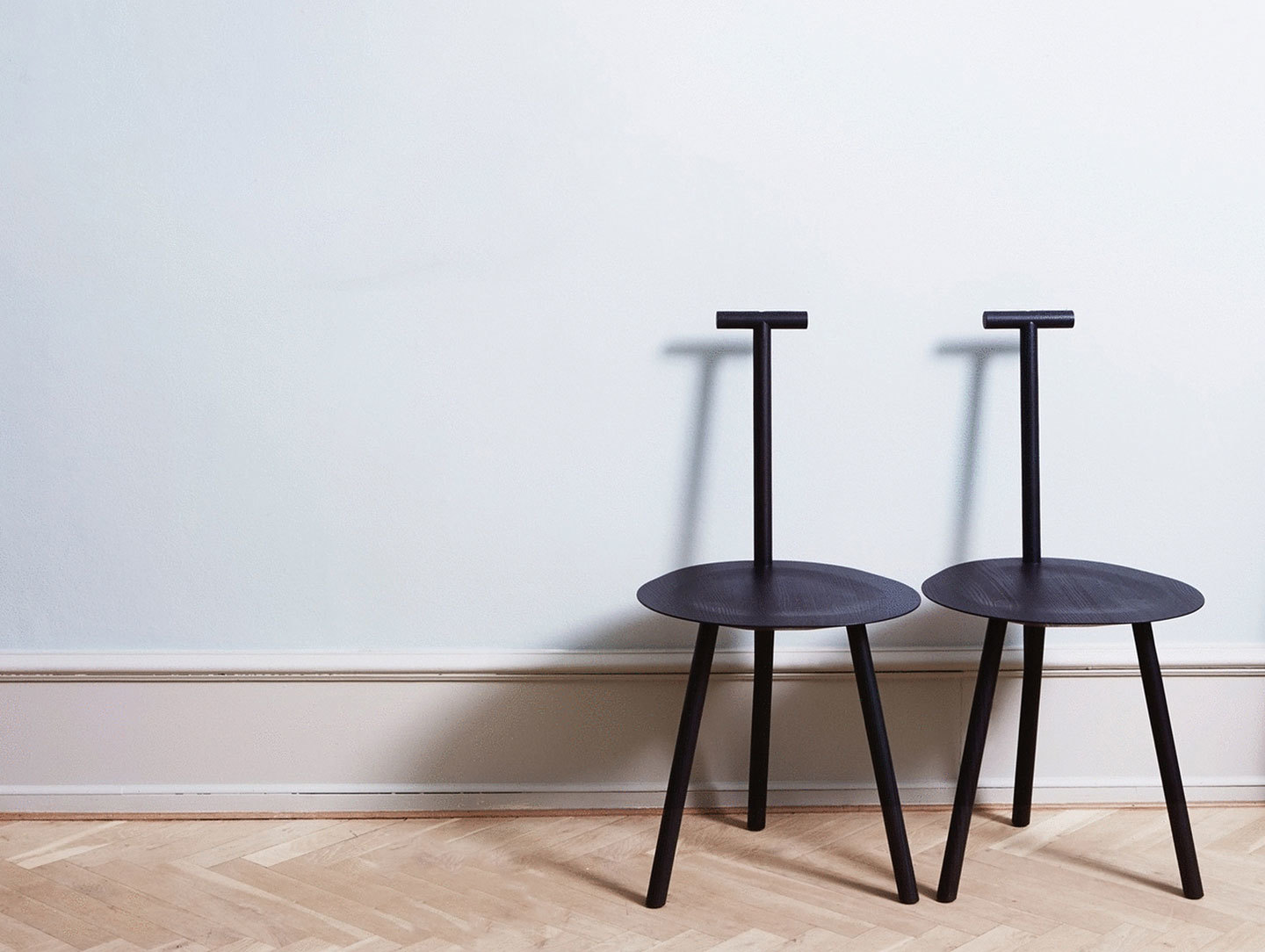 Please Wait To Be Seated Spade Chairs Blue Faye Toogood