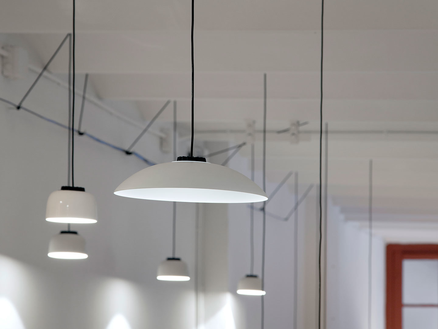 Santa And Cole Head Hat Plate Pendant Light