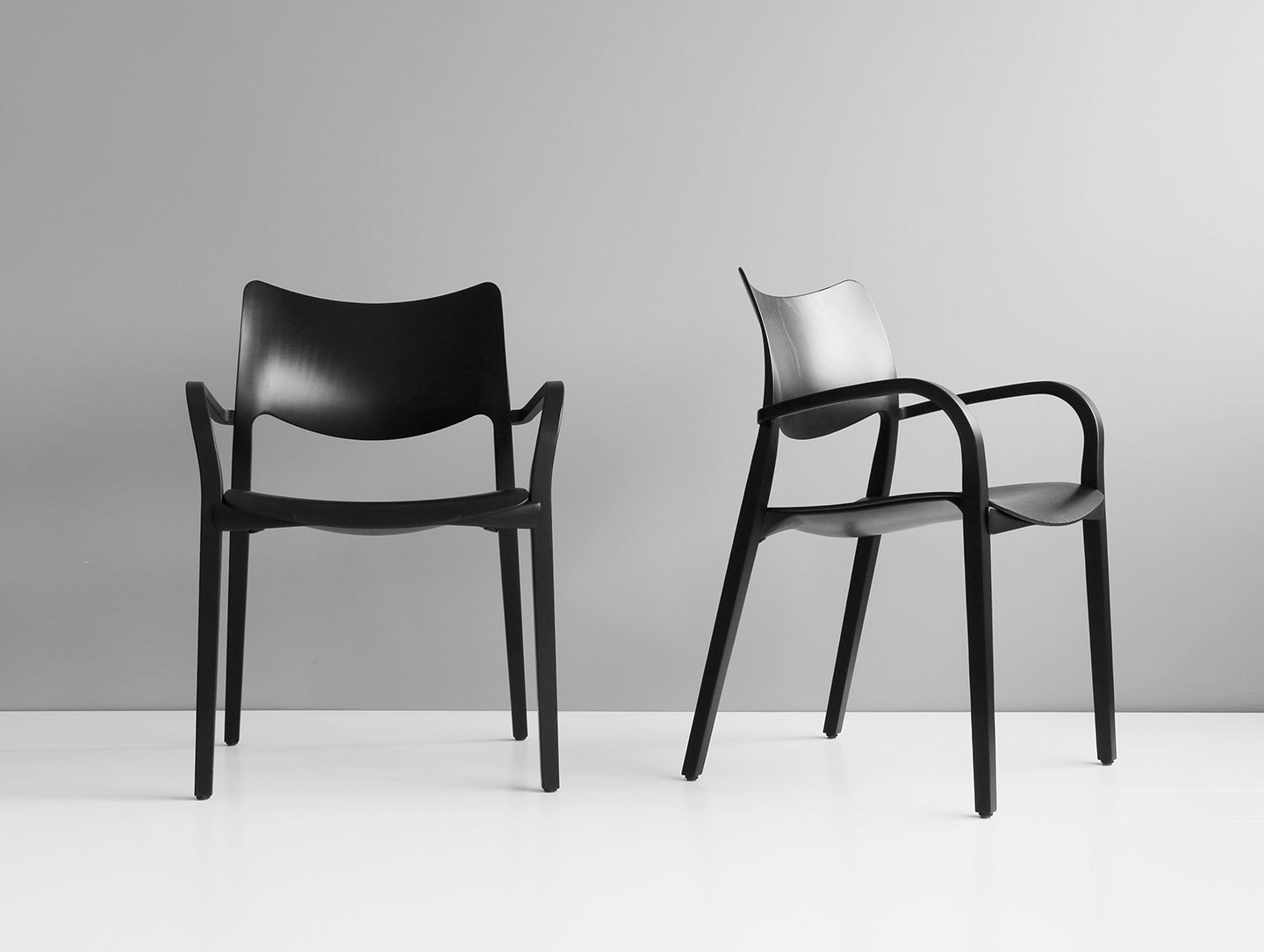 Stua Laclasica Armchairs Black Stained Ash Jesus Gasca