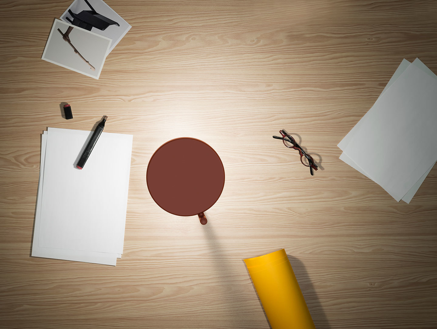 Wastberg W182 Pastille Table Light Red Top