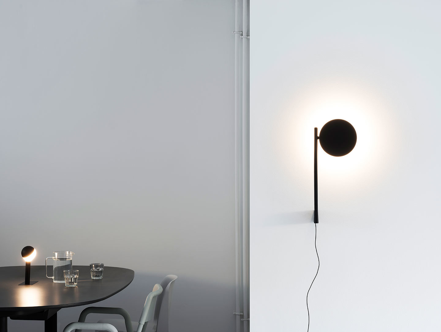 Wastberg W182 Pastille Wall Light Black