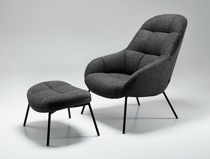 Won Mango Lounge Chair Footstool Note Design Studio