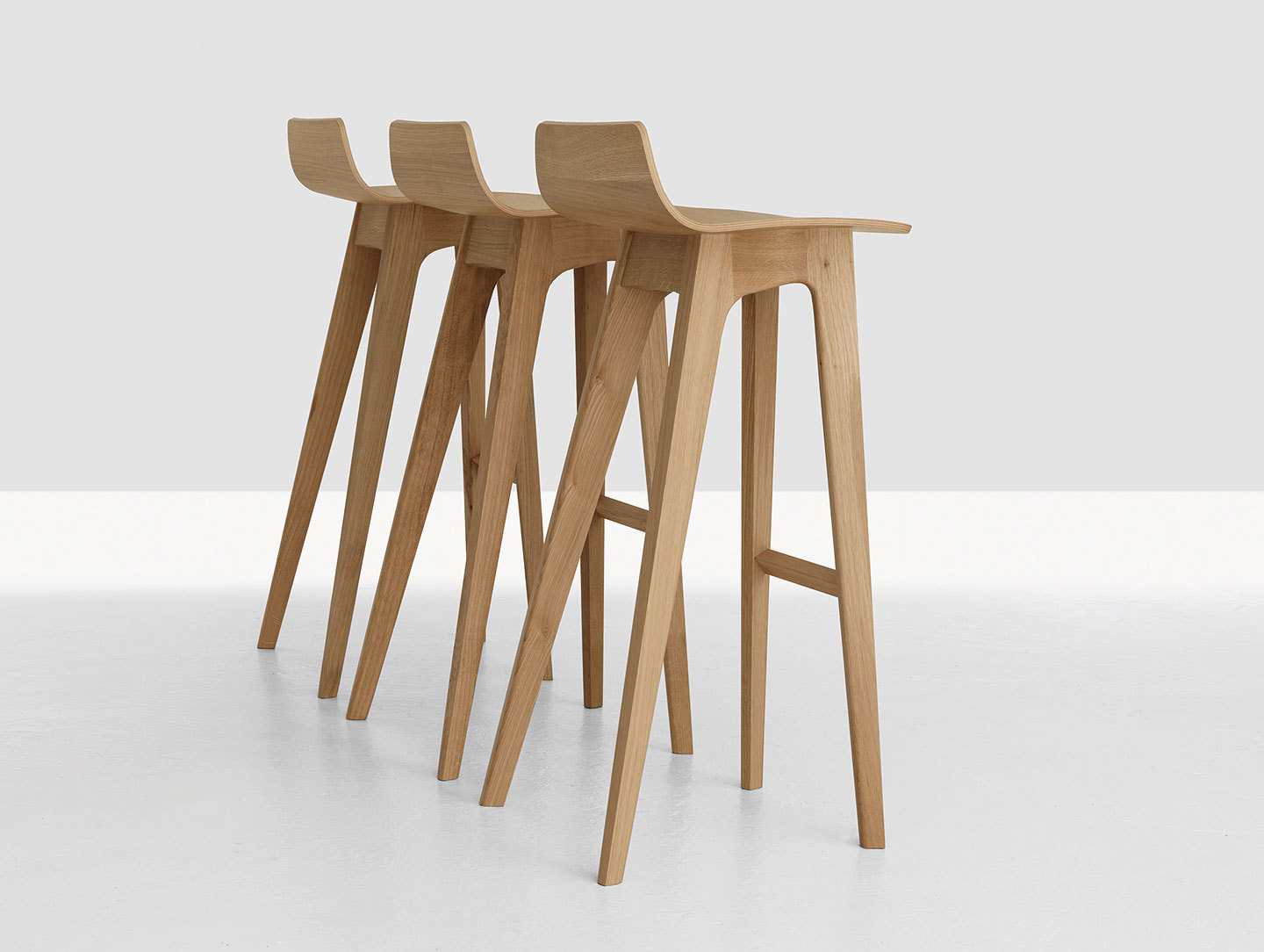 Zeitraum Morph Bar Stool Oak 3 Formstelle