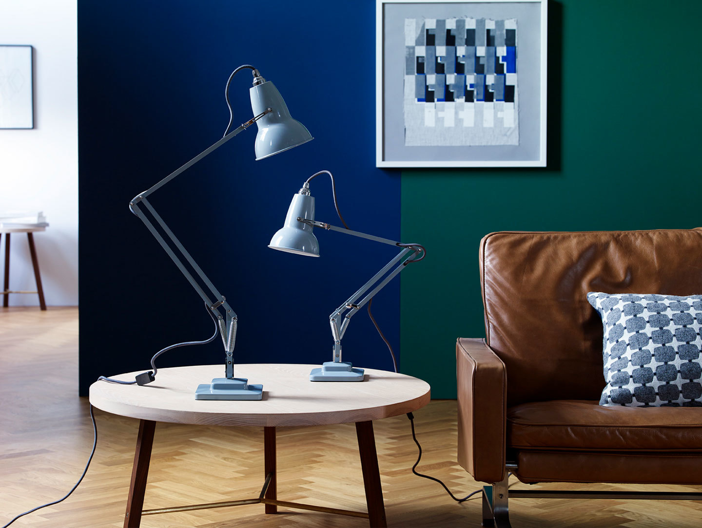 Anglepoise 1227 Mini Grey In Situ