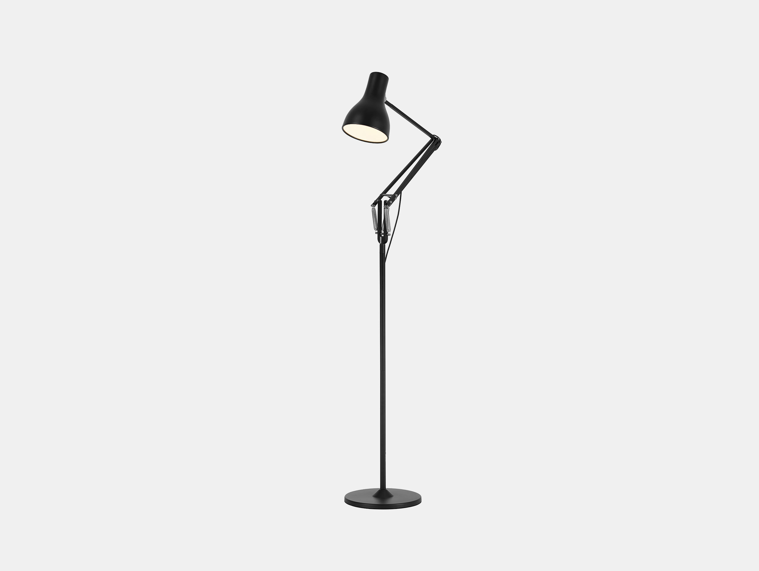 Anglepoise Type 75 Floor Lamp Jet Black
