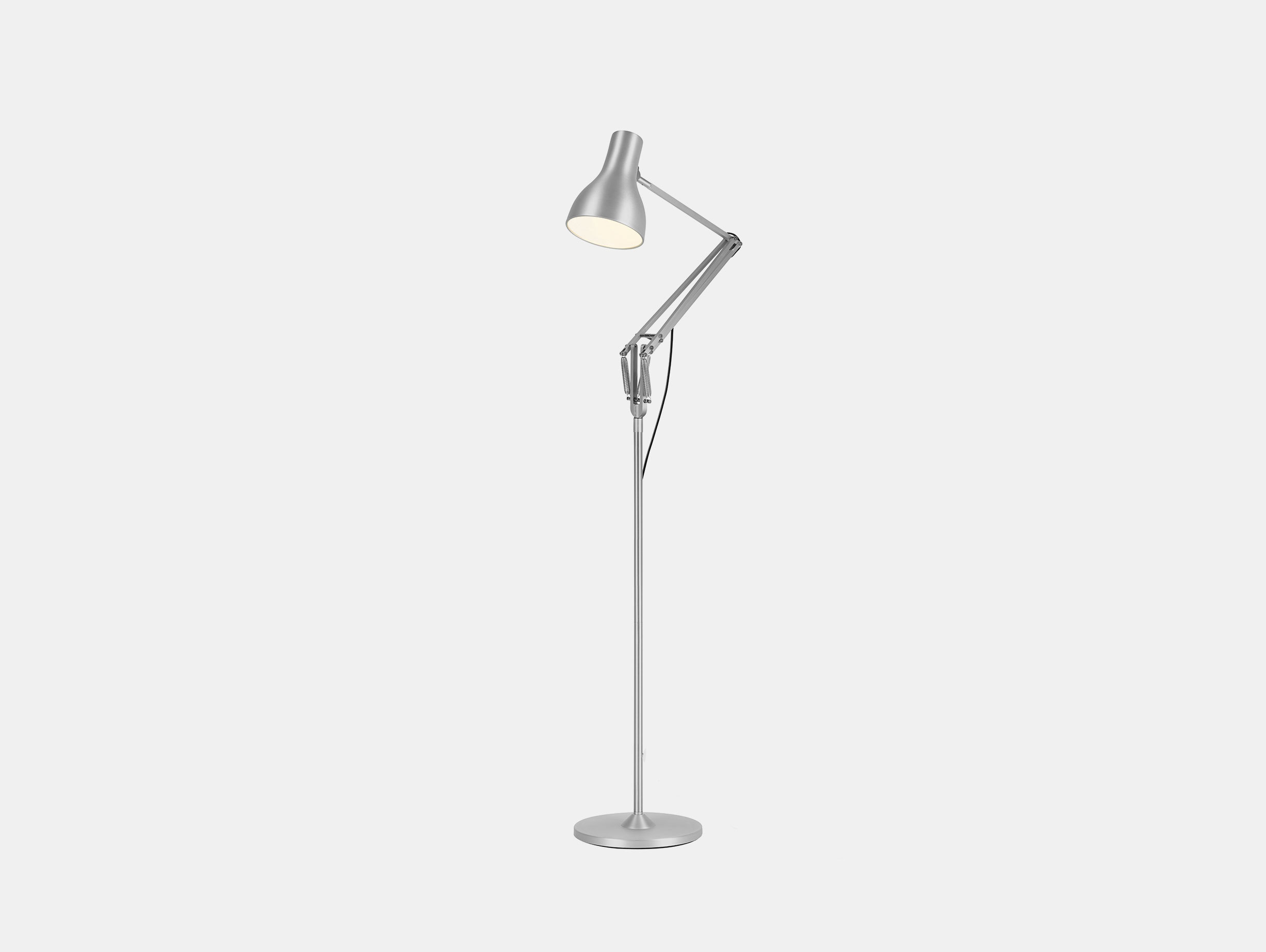 Anglepoise Type 75 Floor Lamp Silver Lustre