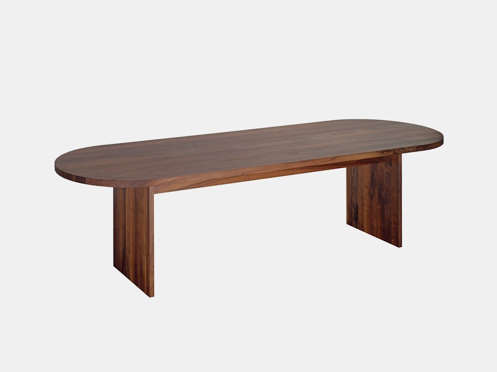 E15 Ashida Oval Table Walnut E15 Ashida Oval Table Walnut