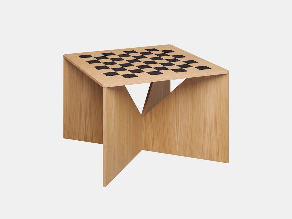 E15 Calvert Chess Coffee Table Oak Philipp Mainzer E15 Calvert Chess Coffee Table Oak Philipp Mainzer