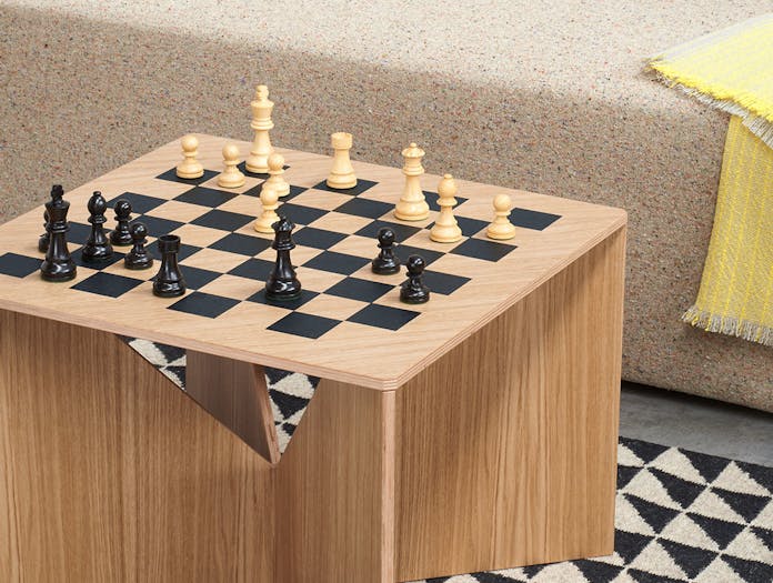 E15 Calvert Chess Coffee Table Oak Detail Philipp Mainzer
