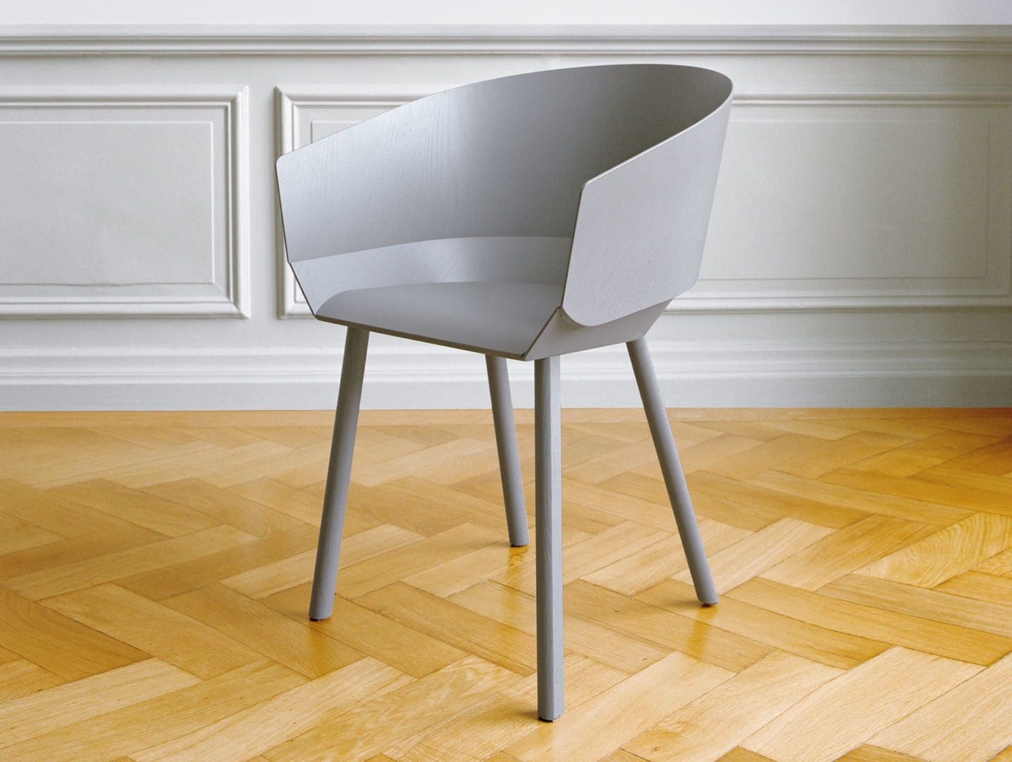 E15 Houdini Armchair Grey Stefan Diez