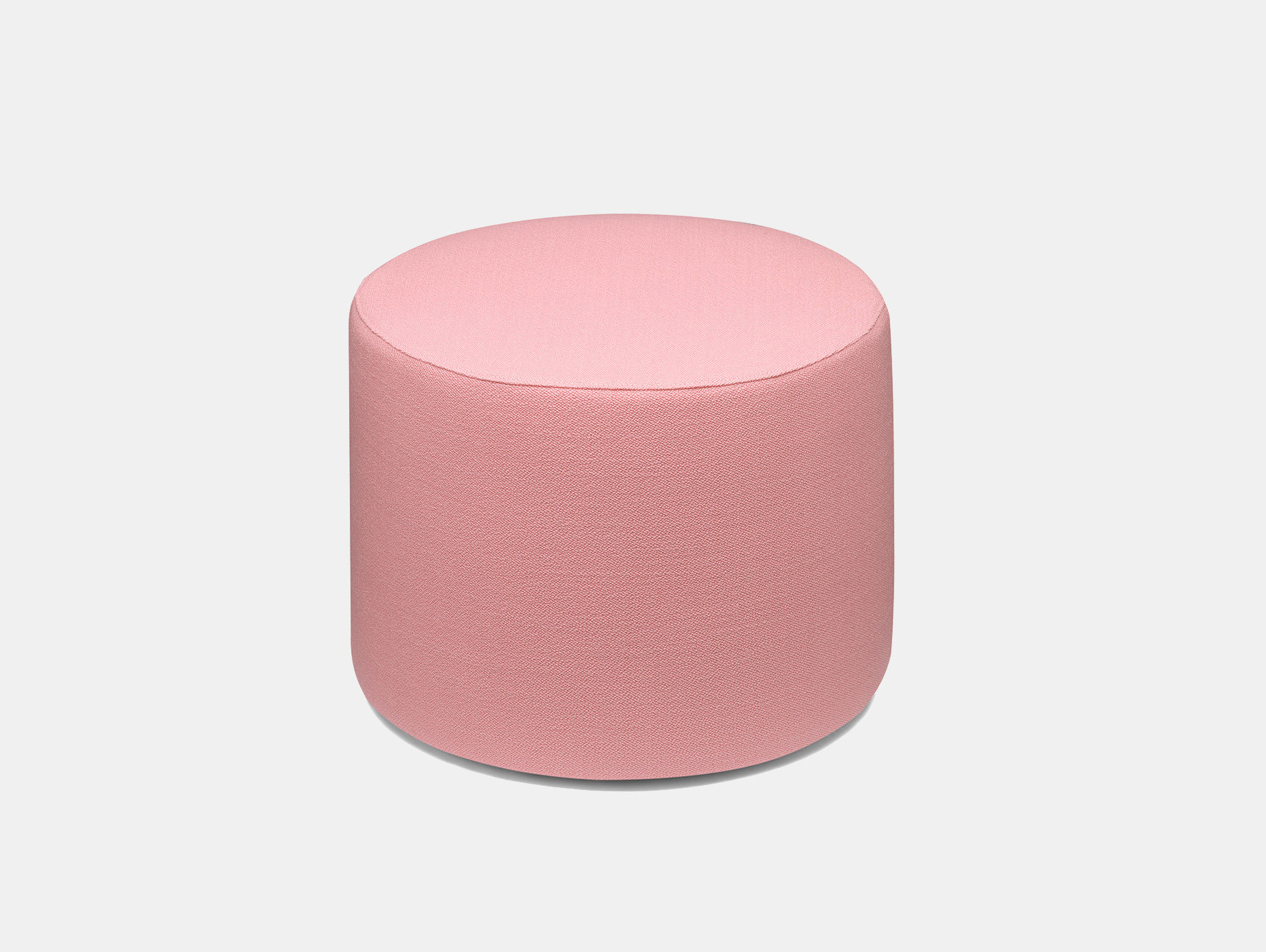 E15 Kerman Pouf Pink Fabric