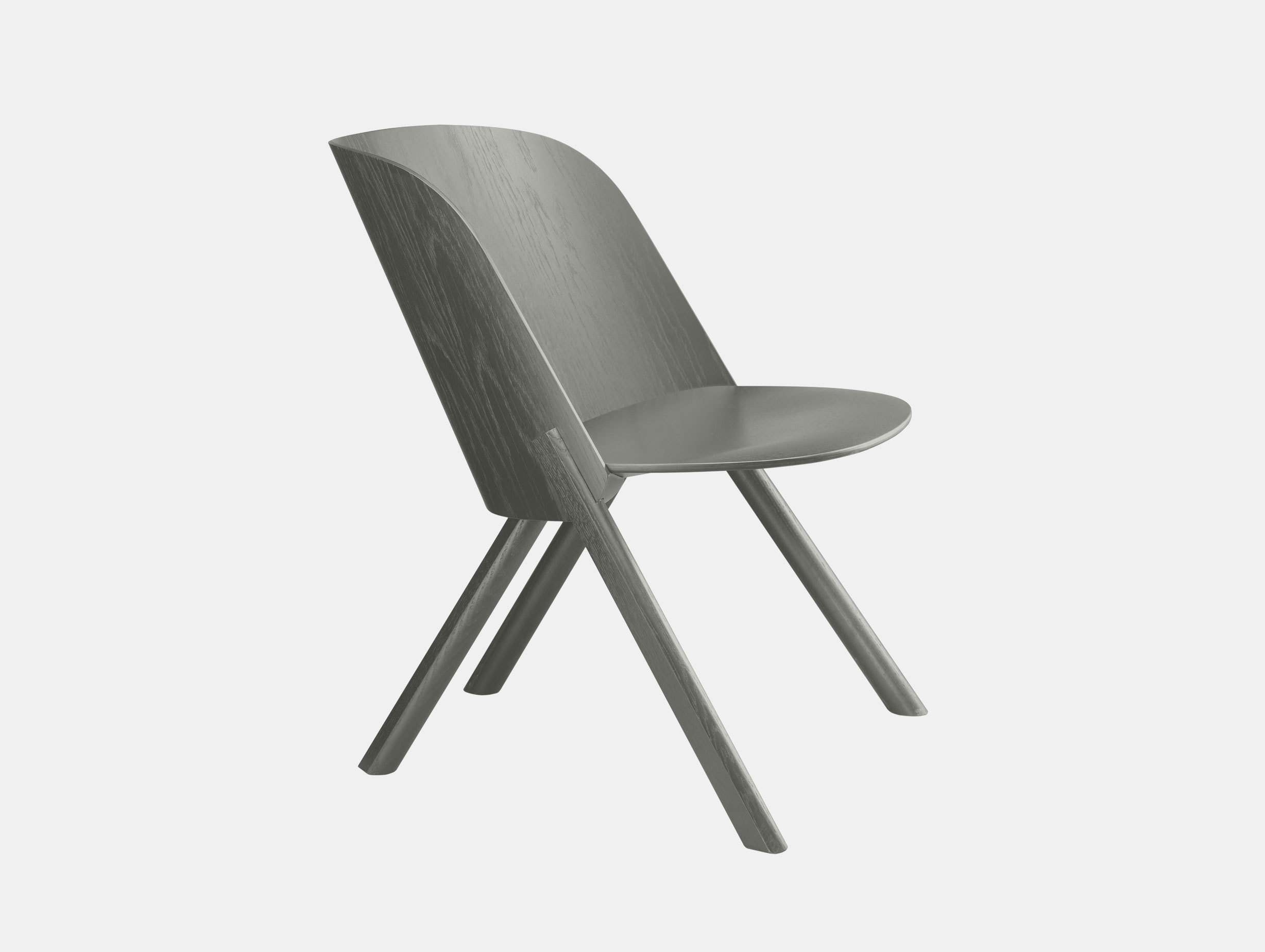 E15 That Lounge Chair Umbra Grey Stefan Diez