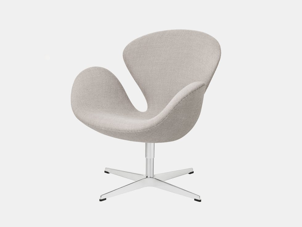 Fritz Hansen Swan Lounge Chair Light Grey Fritz Hansen Swan Lounge Chair Light Grey